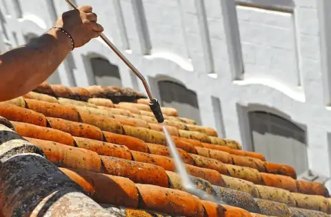 Nettoyage de toitures - Saint-Julien-sur-Bibost